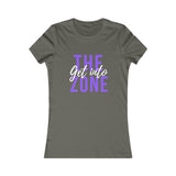 Get Into The Zone: Women’s T-Shirt (white)