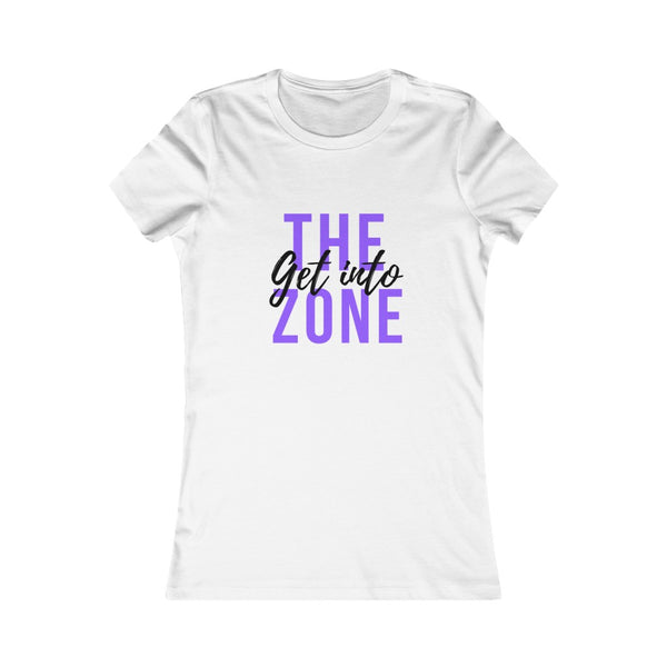 Get Into The Zone: Women’s T-Shirt (black)